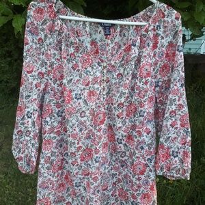 Women's Chaps Popover Blouse